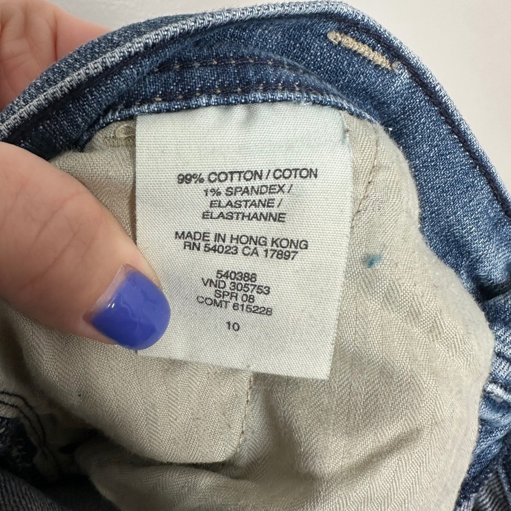 Gap Jeans Women's Bootcut Low Rise Flare Denim Medium Wash Pants Size 10 - Picture 6 of 8